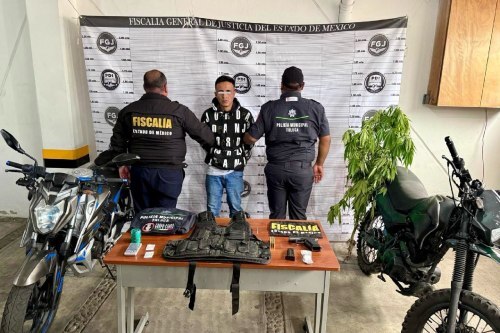 Golpe a la delincuencia organizada: cae jefe de “Los Pavos” en el Valle de Toluca